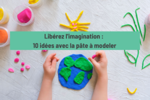 Libérez l'imagination : 10 idées avec la pâte à modeler. Un enfant qui réalise la planète à la pâte à modeler.